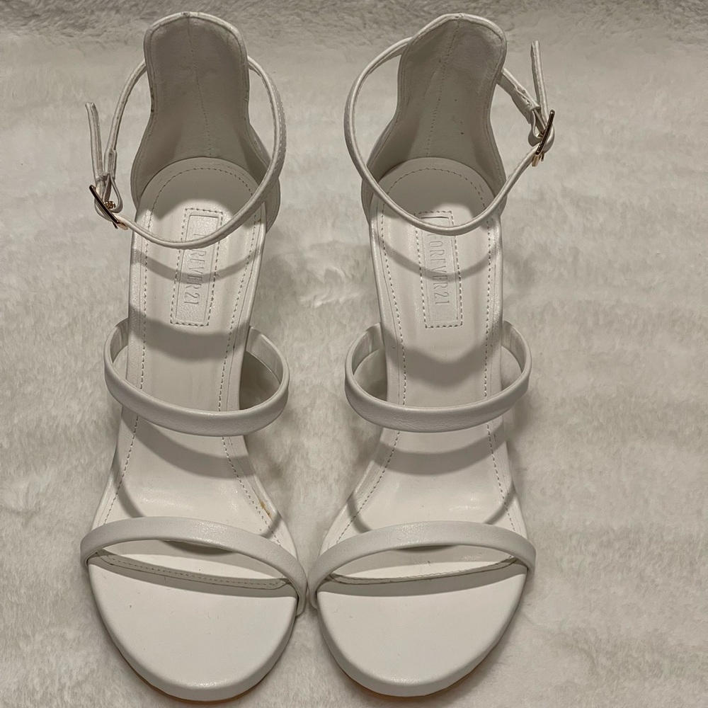 White Heels Size 7